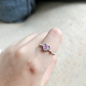 Pink Heart Ring