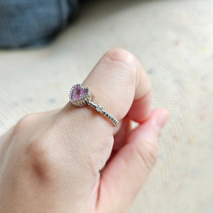 Pink Heart Ring