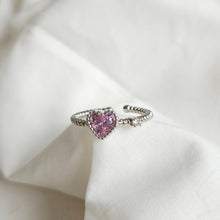 Load image into Gallery viewer, Pink Heart Ring