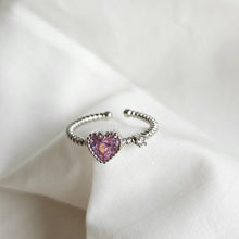 Load image into Gallery viewer, Pink Heart Ring