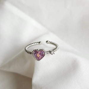 Pink Heart Ring