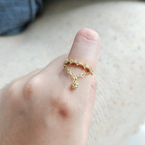 Dangling Star Ring