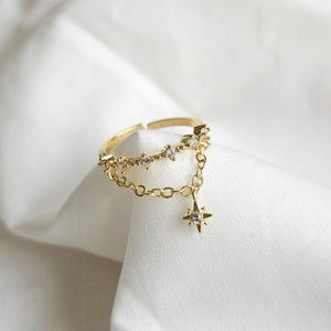 Dangling Star Ring