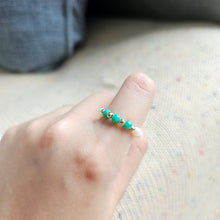Load image into Gallery viewer, Pearl Ring (Green)