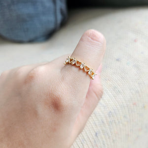 Tiny Hearts Ring (Gold)