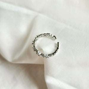 Tiny Hearts Ring (Silver)