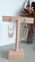 Load image into Gallery viewer, Pastel Beads Dangling Earrings