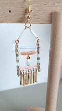 Load image into Gallery viewer, Pastel Beads Dangling Earrings