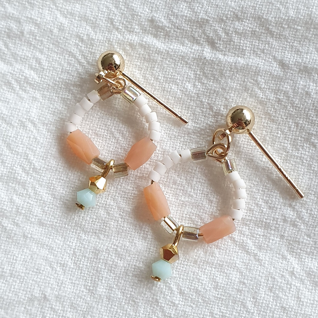 Pastel Beads Earstuds